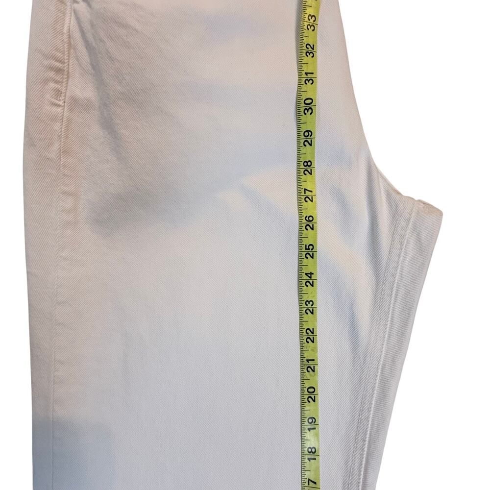 MANGO Midrise Straight Jeans in White Sz 14 - Picture 14 of 14